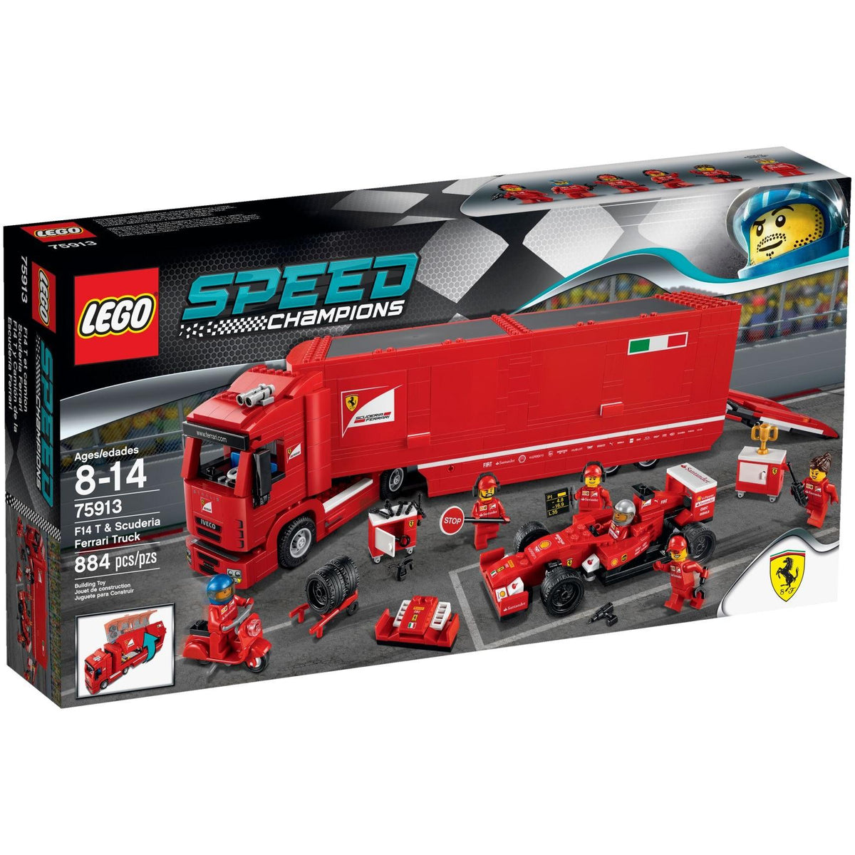 F14 T & Scuderia Ferrari Truck | Speed Champions | 75913