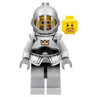 Fantasy Era - Crown Knight Plain with Breastplate, Grille Helmet, Beard Around Mouth | cas380