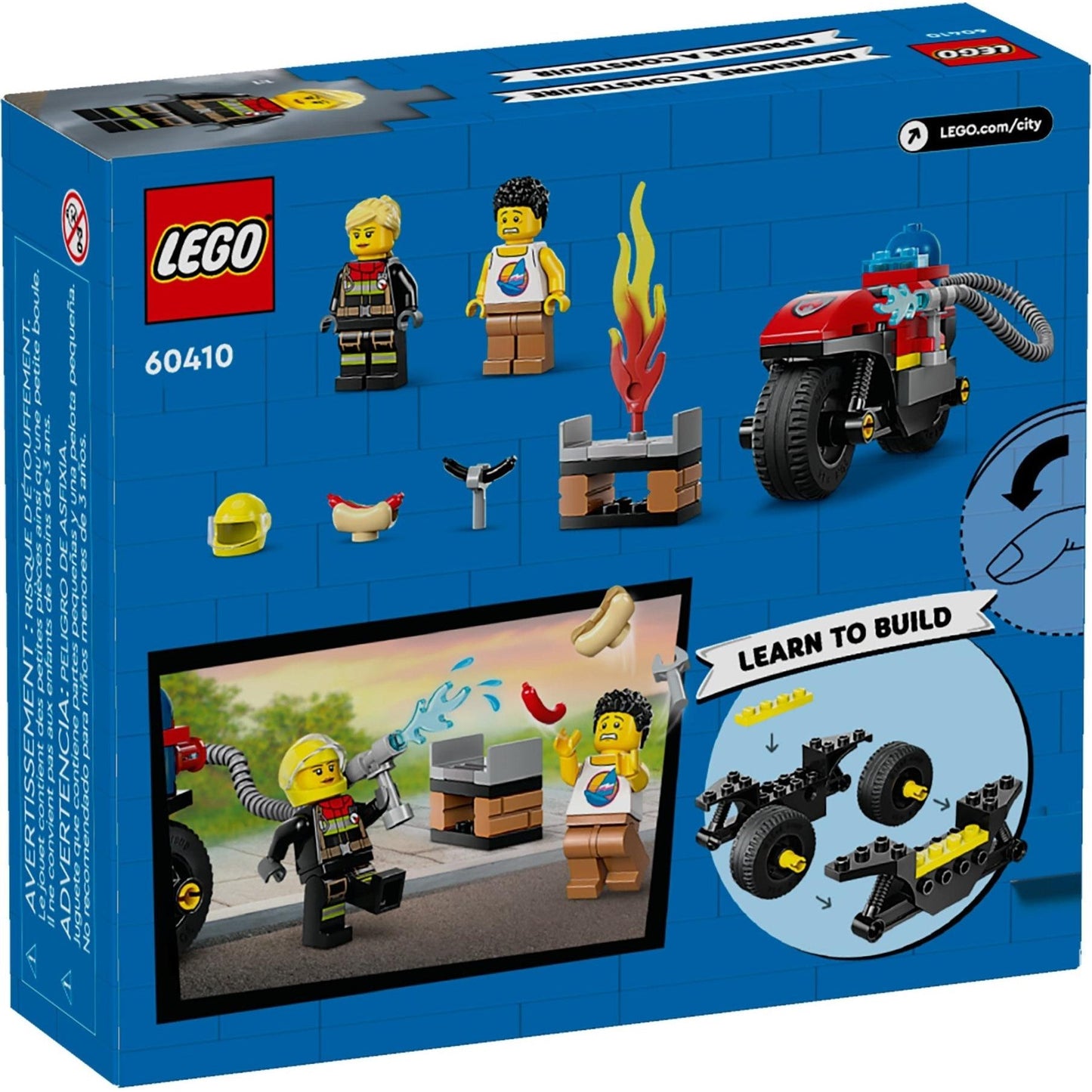 Fire Rescue Motorcycle | City | 60410