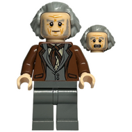 Garrick Ollivander - Veste marron rougeâtre, cheveux plaqués en arrière | hp169