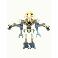 Général Grievous - Jambes pliées, armure beige | sw0254