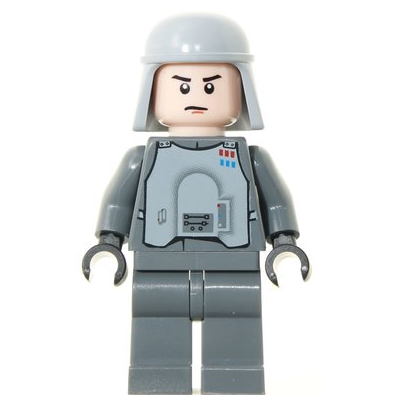 Général Maximilien Veers - Casque et armure gris clair bleuté | sw0289
