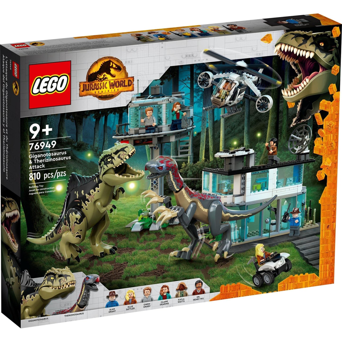 Giganotosaurus & Therizinosaurus Attack | Jurassic World | 76949