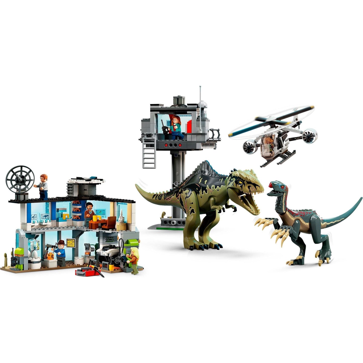 Giganotosaurus & Therizinosaurus Attack | Jurassic World | 76949