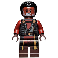 Greef Karga - Black Magistrate Robe and Gray Beard | sw1156