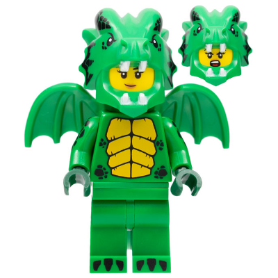 Costume de dragon vert, série 23 | col409