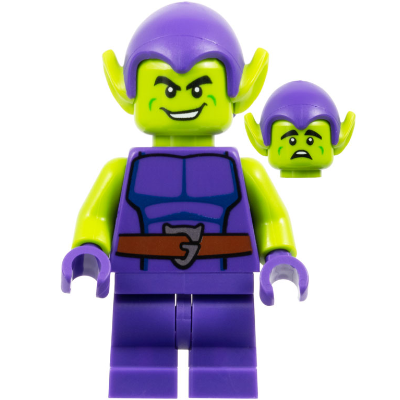 Green Goblin - Lime Skin, Dark Purple Outfit, Medium Legs | sh0957