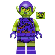 Bouffon Vert - Peau citron vert, tenue violet foncé | sh0545
