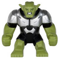 Bouffon Vert - Peau vert olive, Grande figurine | sh0102