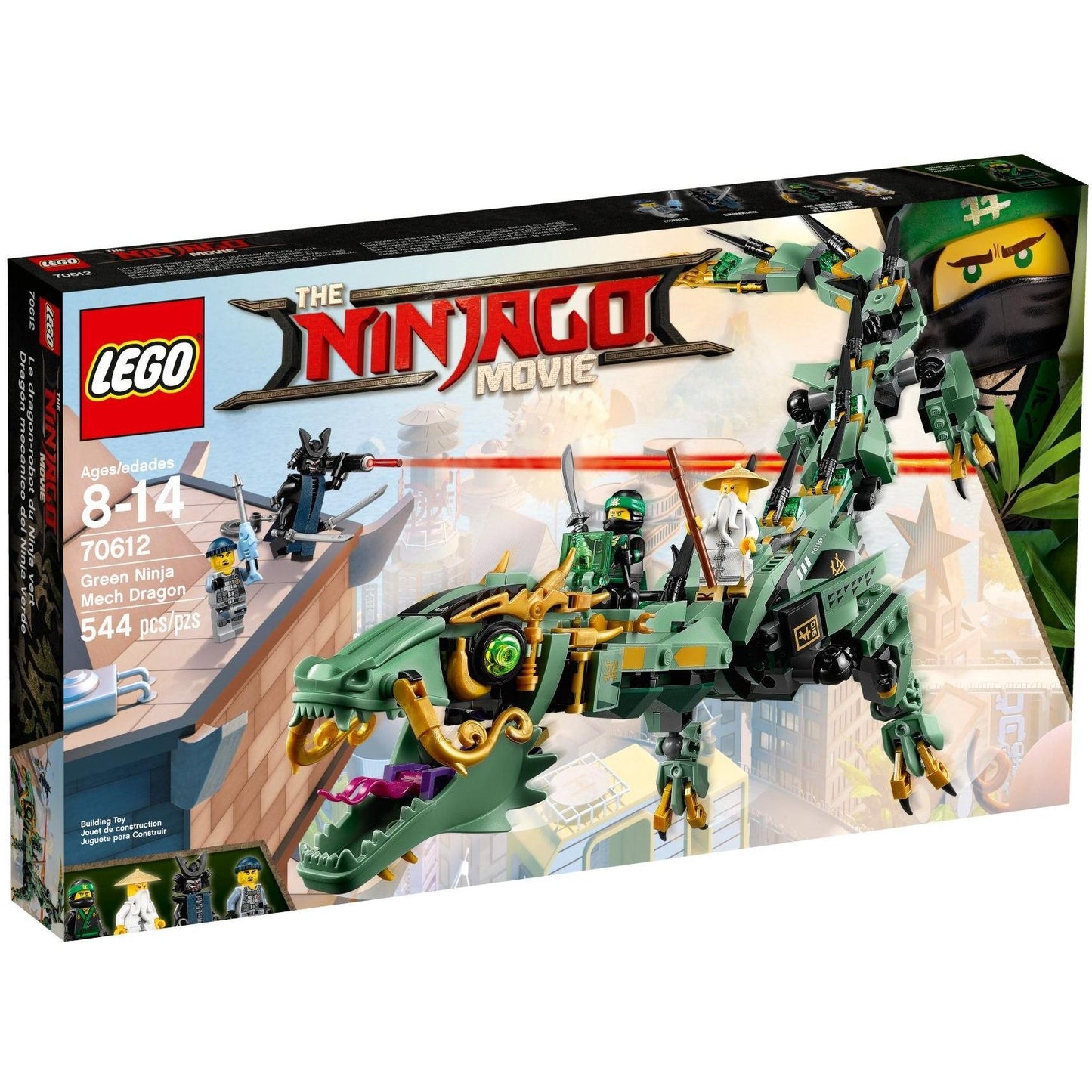 Green Ninja Mech Dragon | The LEGO Ninjago Movie | 70612