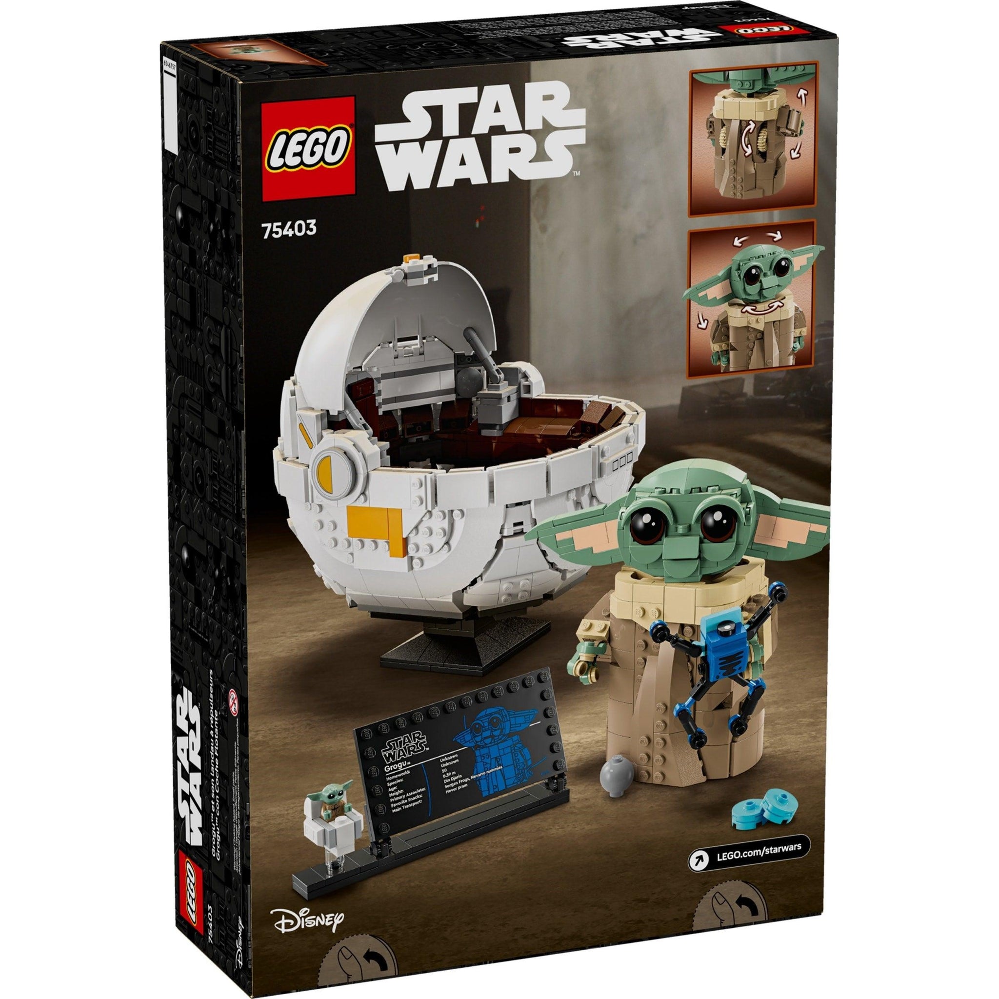 Grogu with Hover Pram | Star Wars | 75403
