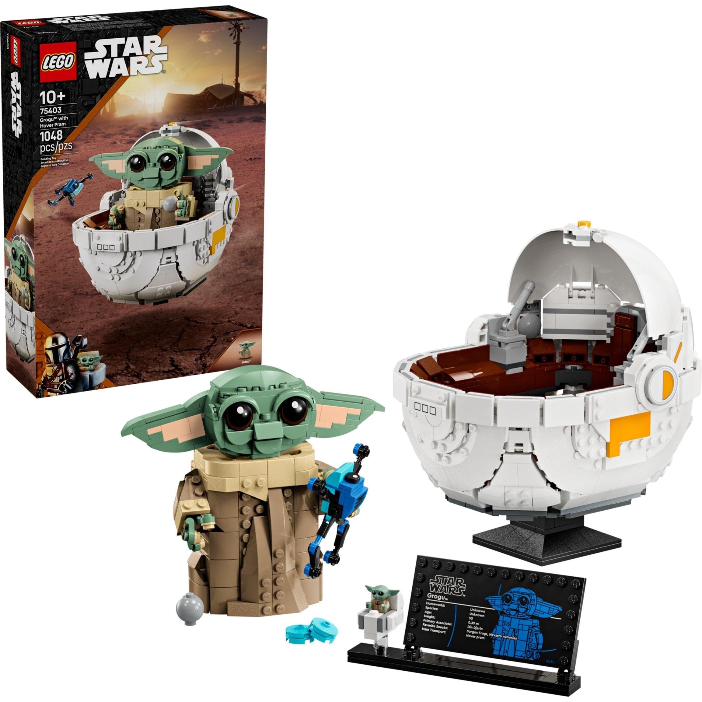 Grogu with Hover Pram | Star Wars | 75403
