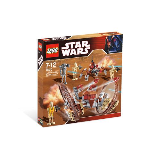 Hailfire Droid & Spider Droid | Star Wars | 7670