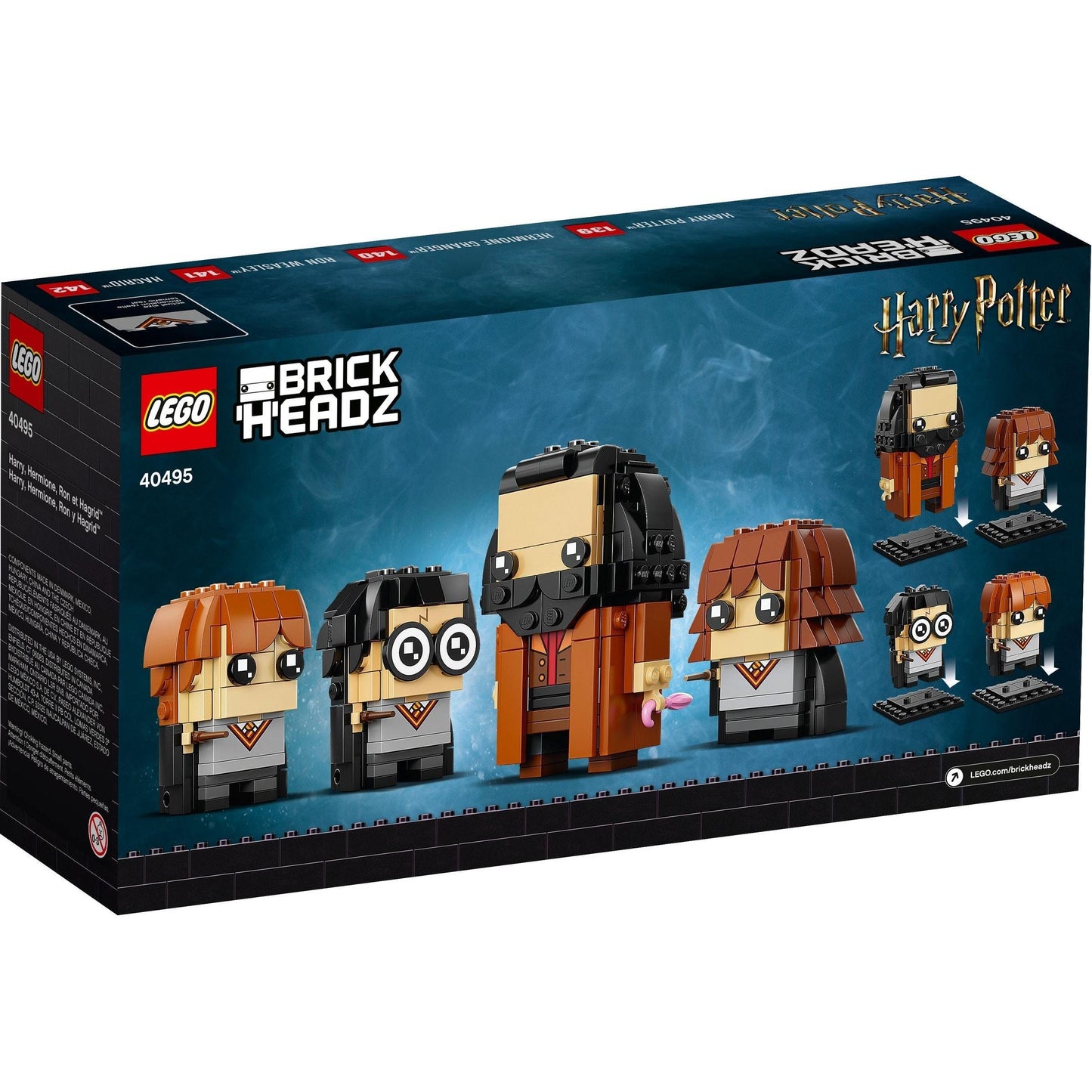 Harry, Hermione, Ron & Hagrid | BrickHeadz | 40495