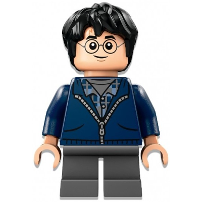 Harry Potter - Sweat à capuche bleu foncé, pantalon court gris bleu foncé | hp495