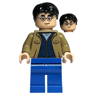 Harry Potter - Veste marron foncé, jambes bleues | hp408