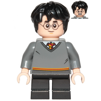 Pull Harry Potter - Gryffondor, noir, jambes courtes | hp150