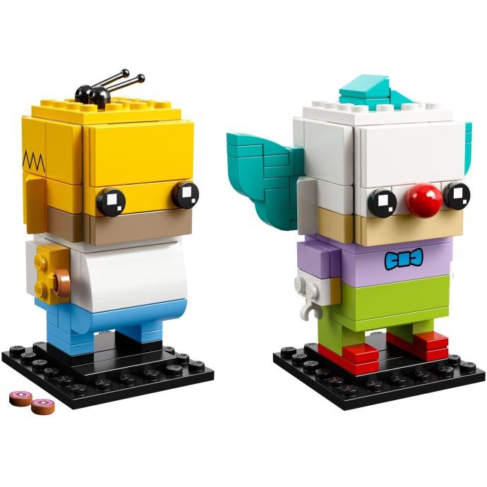 Homer Simpson & Krusty the Clown | BrickHeadz | 41632
