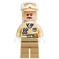 Soldat rebelle de Hoth en uniforme beige (moustache) | sw0425