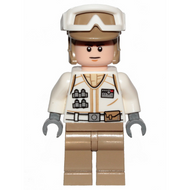 Soldat rebelle de Hoth, uniforme blanc, jambes beige foncé (air renfrogné) | sw1015