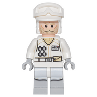 Hoth Rebel Trooper White Uniform (Tan Beard, without Backpack) | sw0765