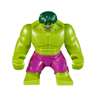 Hulk - Géant, pantalon magenta, cheveux vert foncé | sh0371