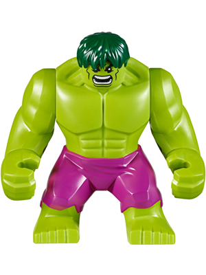 Hulk - Giant, Magenta Pants, Dark Green Hair | sh0371