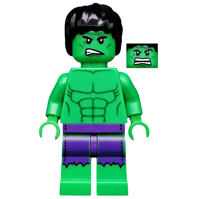 Hulk - Minifigurine, pantalon violet foncé déchiré | sh0037