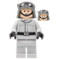 Pilote d'AT-ST impérial - Casque avec lunettes moulées, combinaison gris clair bleuté, jambes simples | sw1217