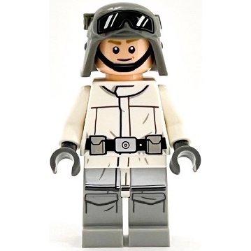 Imperial AT-ST Driver, Hoth - Helmet with Molded Goggles, White Jacket | sw1183