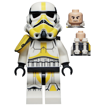 Imperial Artillery Stormtrooper - Male, Light Nougat Head, Cheek Lines | sw1157
