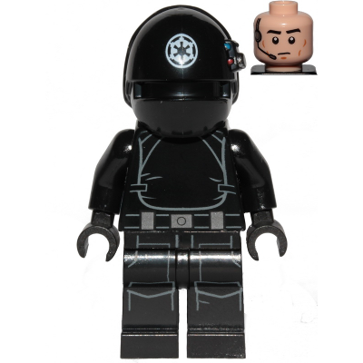 Imperial Gunner - Helmet with White Imperial Logo, Light Nougat Head | sw1045