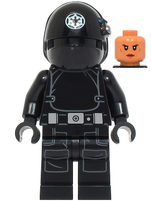 Imperial Gunner - Helmet with White Imperial Logo, Nougat Head | sw1376
