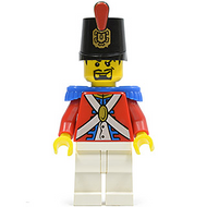 Soldat impérial II - Chapeau Shako imprimé, bouc noir | pi092