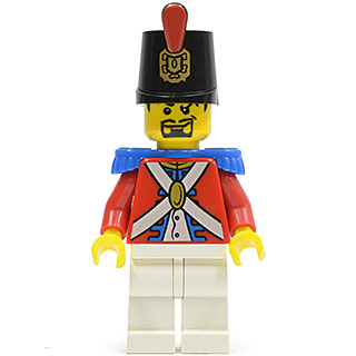 Imperial Soldier II - Shako Hat Printed, Black Goatee | pi092
