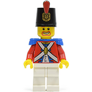 Imperial Soldier II - Shako Hat Printed,  Brown Beard | pi098