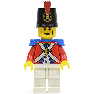 Imperial Soldier II - Shako Hat Printed, Cheek Lines | pi087