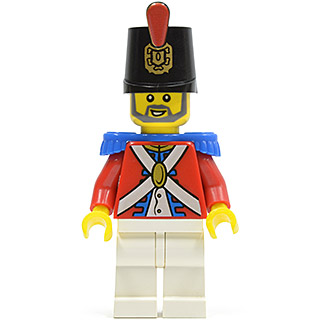 Imperial Soldier II - Shako Hat Printed, Gray Beard | pi118
