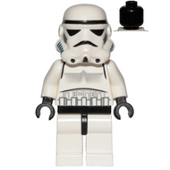 Stormtrooper impérial - Casque à tête noire et bouche pleine | sw0036b
