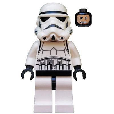 Imperial Stormtrooper - Printed Black Head, Dotted Mouth Helmet, Detailed Armor | sw0366