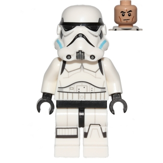 Imperial Stormtrooper - Printed Legs, Dark Azure Helmet Vents, Frown | sw0617