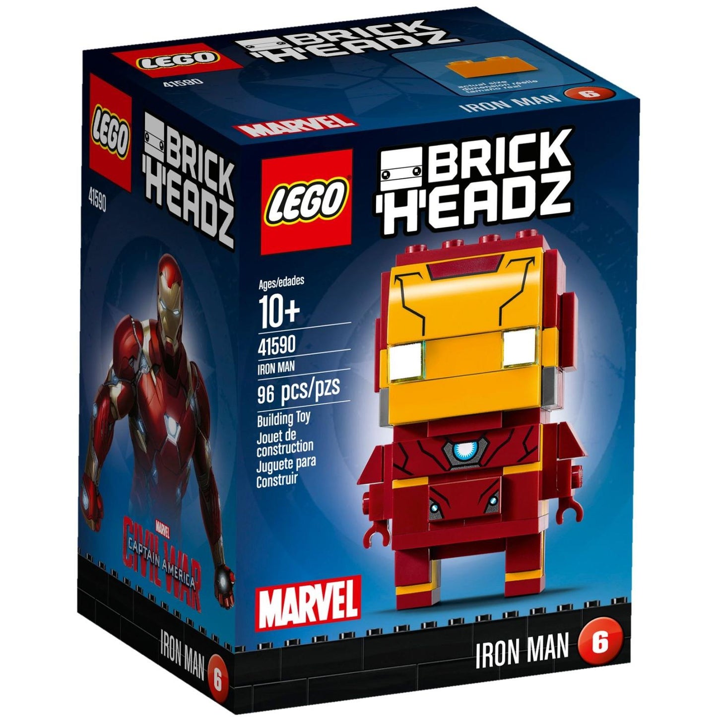 Iron Man | BrickHeadz | 41590