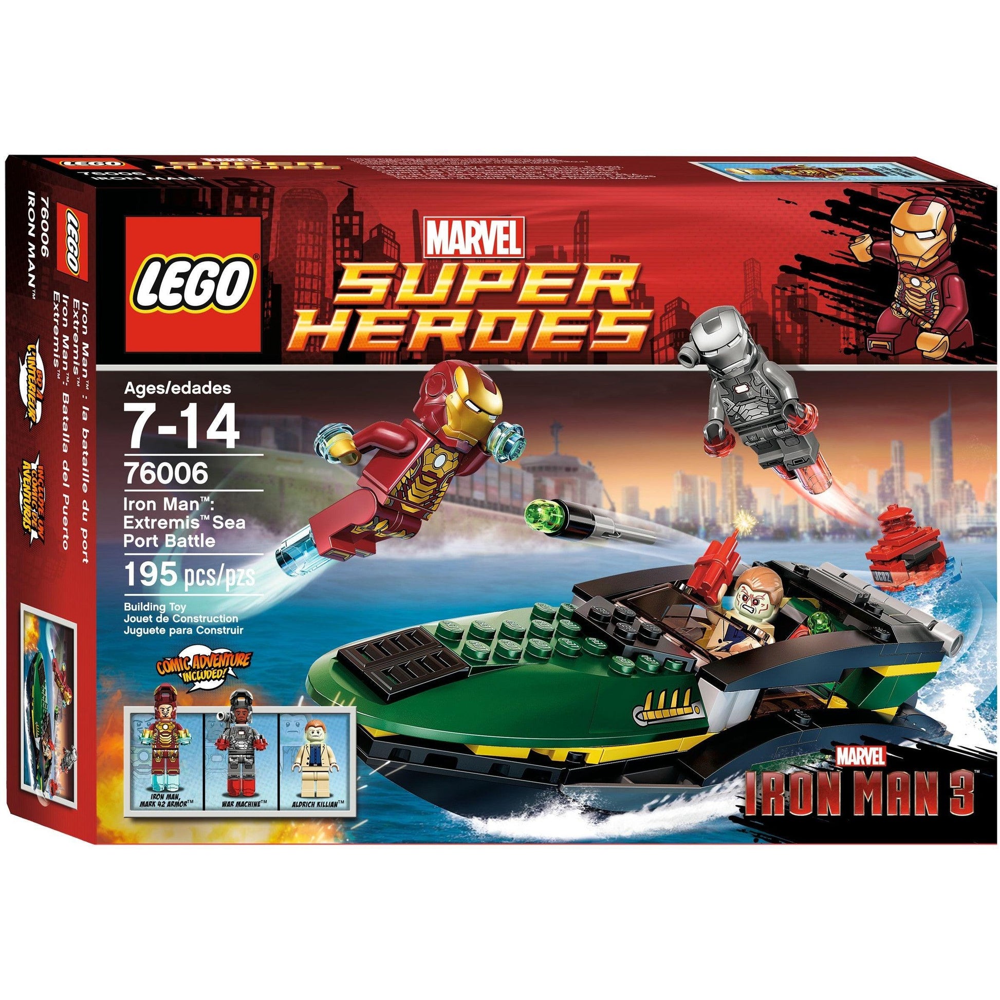 Iron Man: Extremis Sea Port Battle  | Marvel Super Heroes | 76006