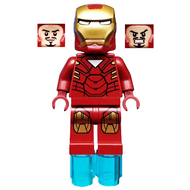 Iron Man - Mark 6 Armor, Small Helmet Visor, Foot Repulsors | sh0015