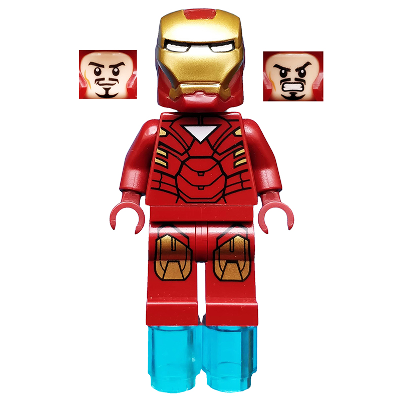 Iron Man - Armure Mark 6, petite visière de casque, répulseurs de pieds | sh0015