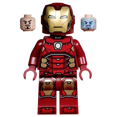 Iron Man - Hexagone argenté sur la poitrine | sh0612