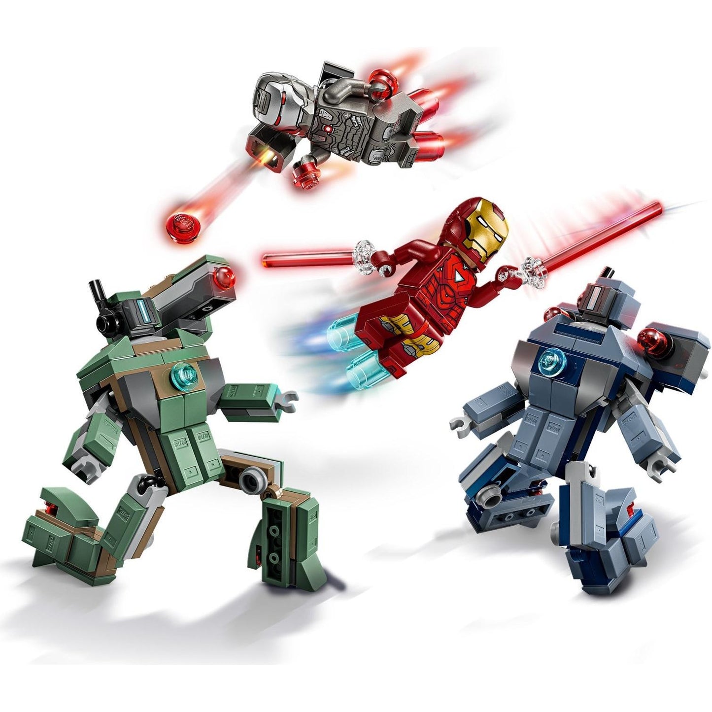 Iron Man & War Machine vs. Hammer Drones | Marvel Super Heroes | 76320
