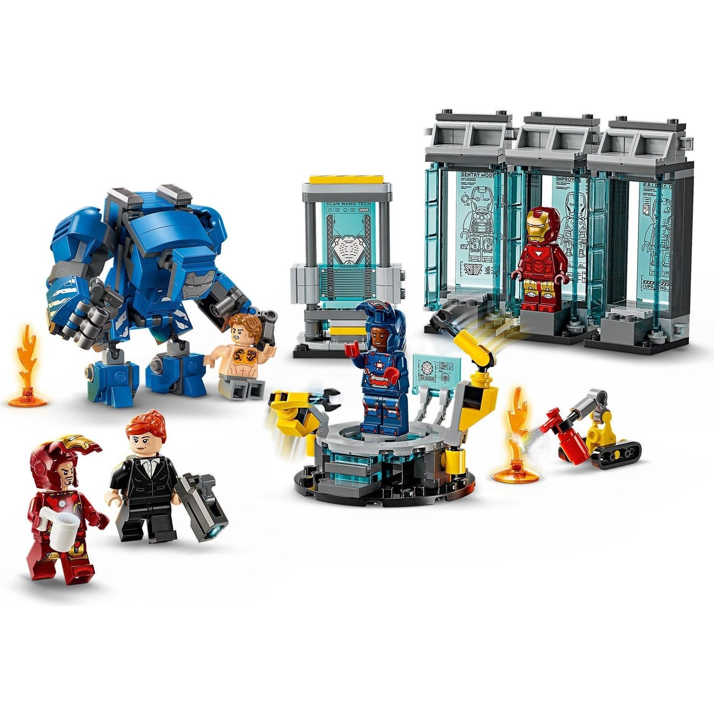 Iron Man's Laboratory: Hall of Armor | Marvel Super Heroes | 76315