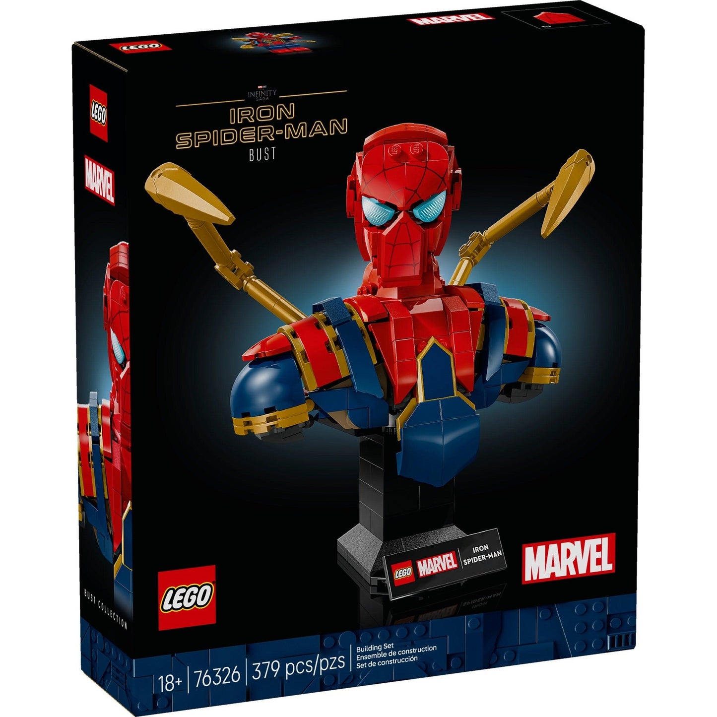 Iron Spider-Man Bust | Marvel Super Heroes | 76326