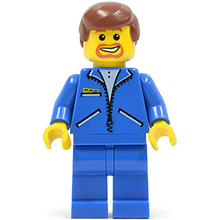 Jacket Blue - Blue Legs, Reddish Brown Male Hair, Brown Facial Hair (Commentator) | jbl010